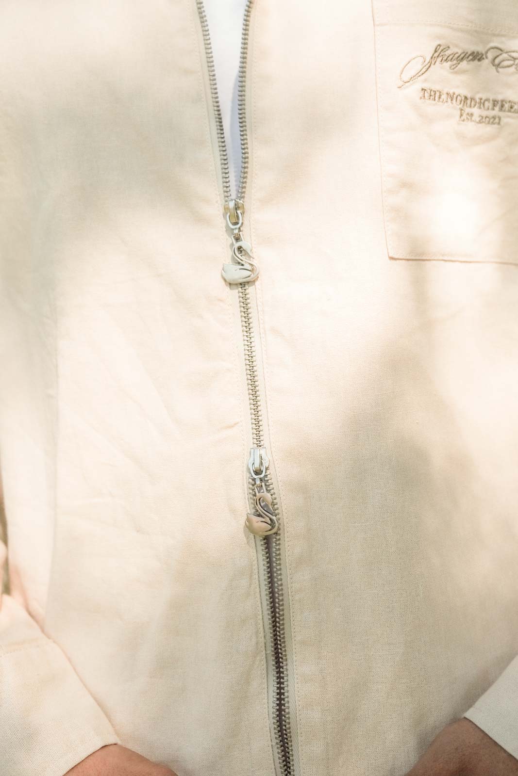 Hør Jakke Beige | Skagen - clothing.dk